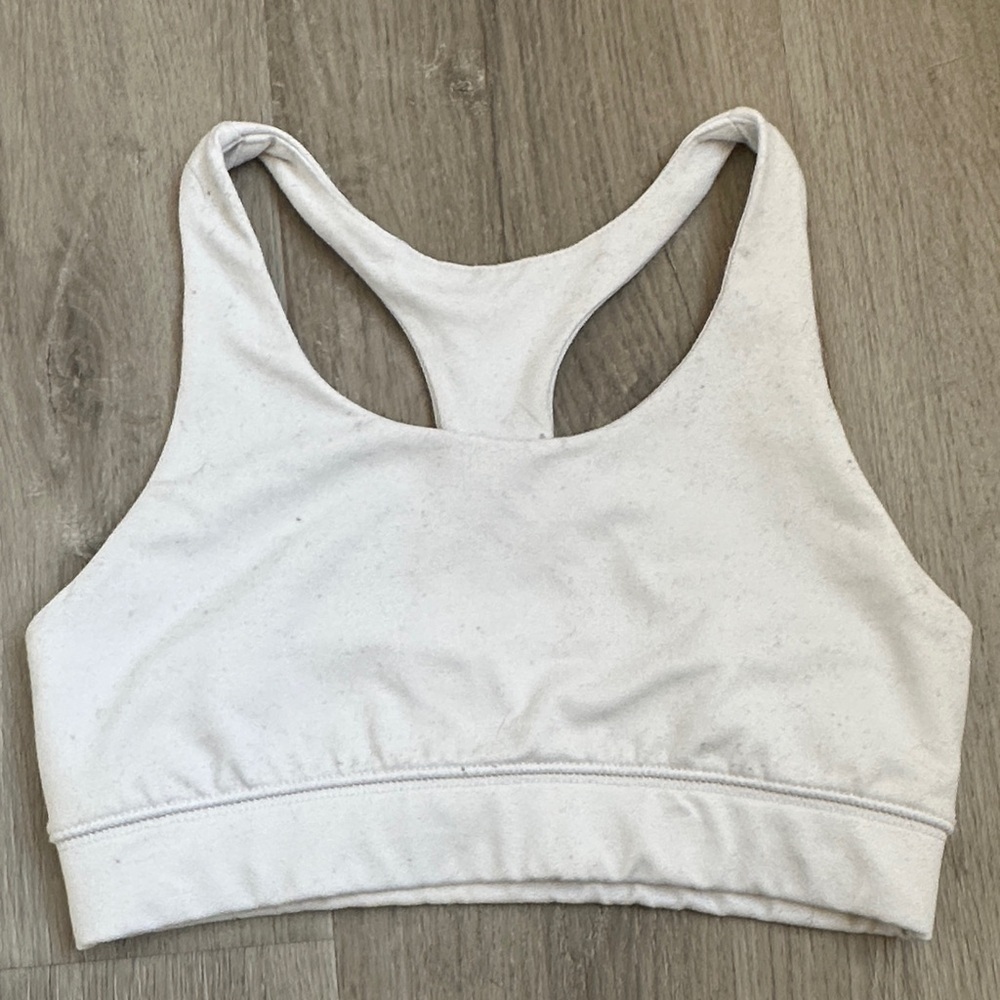 DSG Girls White Sports Bra size large